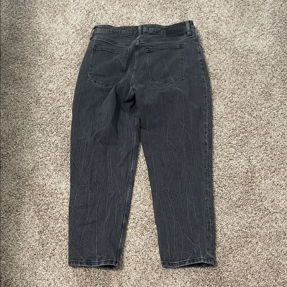 Abercrombie & Fitch Dark Gray Women's Cropped Jeans - Picture 5 of 7